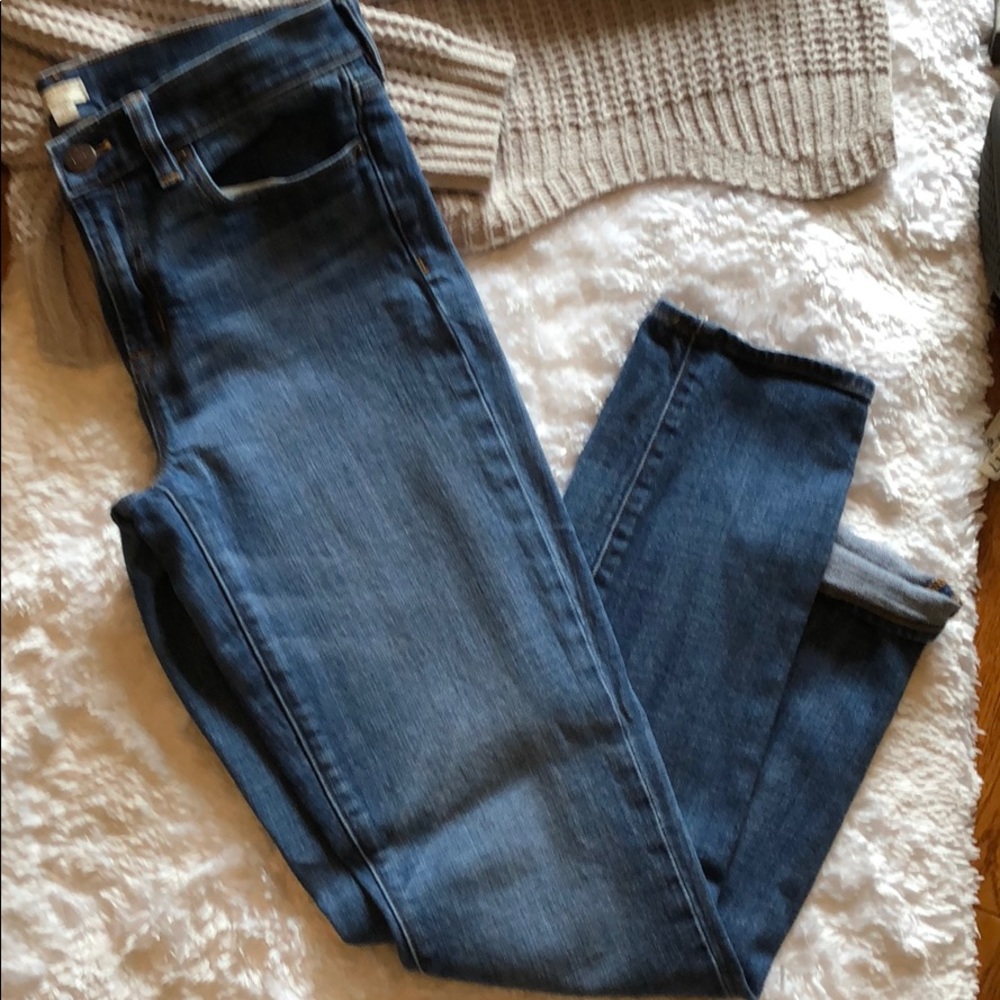 J. Crew mid rise skinny- 28